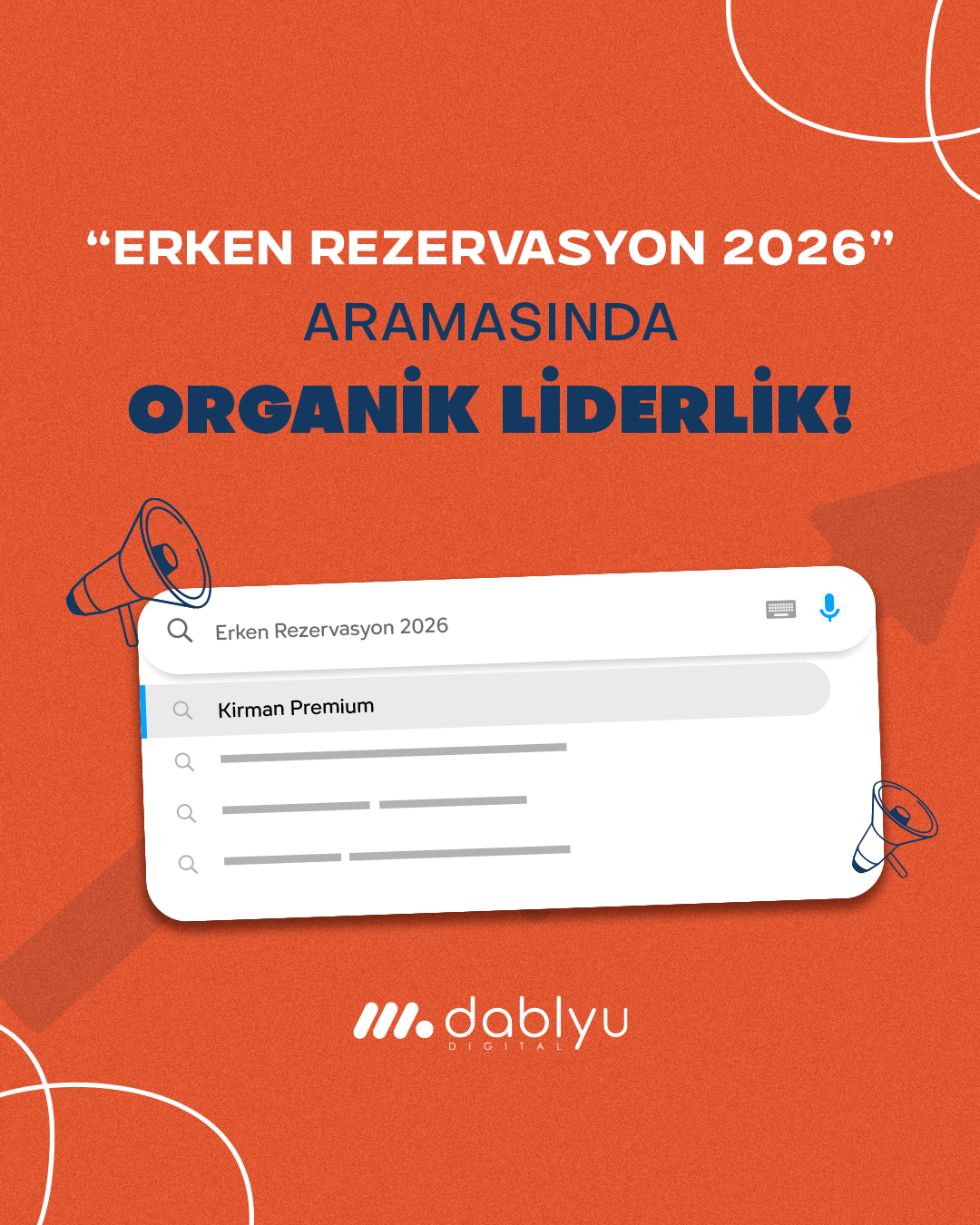 Erken Rezervasyon Döneminde Turizm SEOsu: Kirman Premium Vaka Çalışması